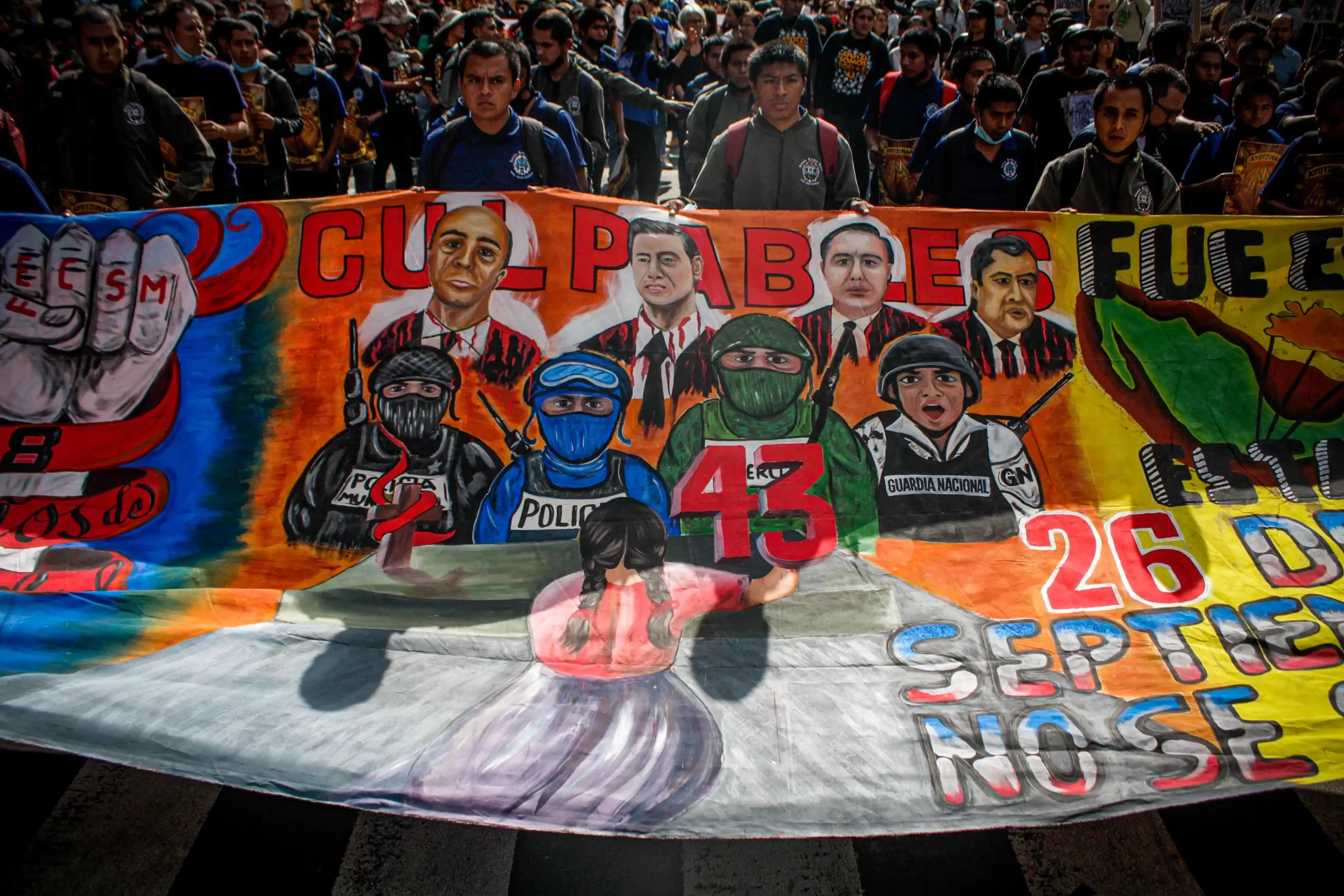 Oculta Sedena investigación interna sobre Ayotzinapa marcha desaparecidos normalistas ayotzinapa